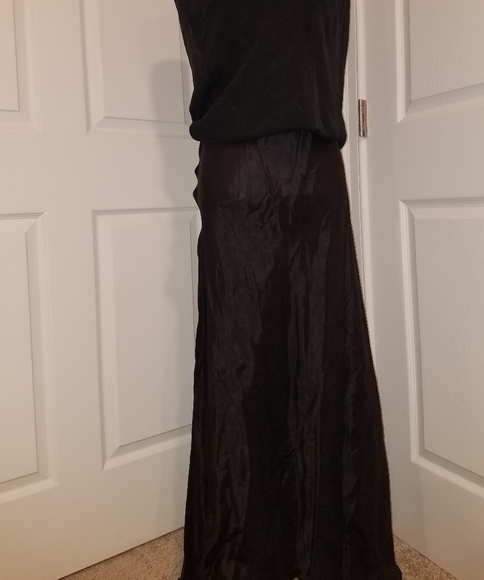 PRICE⬇️VINTAGE VELVET A.B.S. GOWN & SCARF SZ 10 - Picture 6 of 13